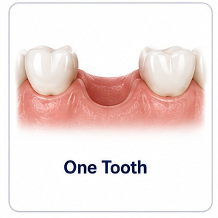 One tooth dental form image